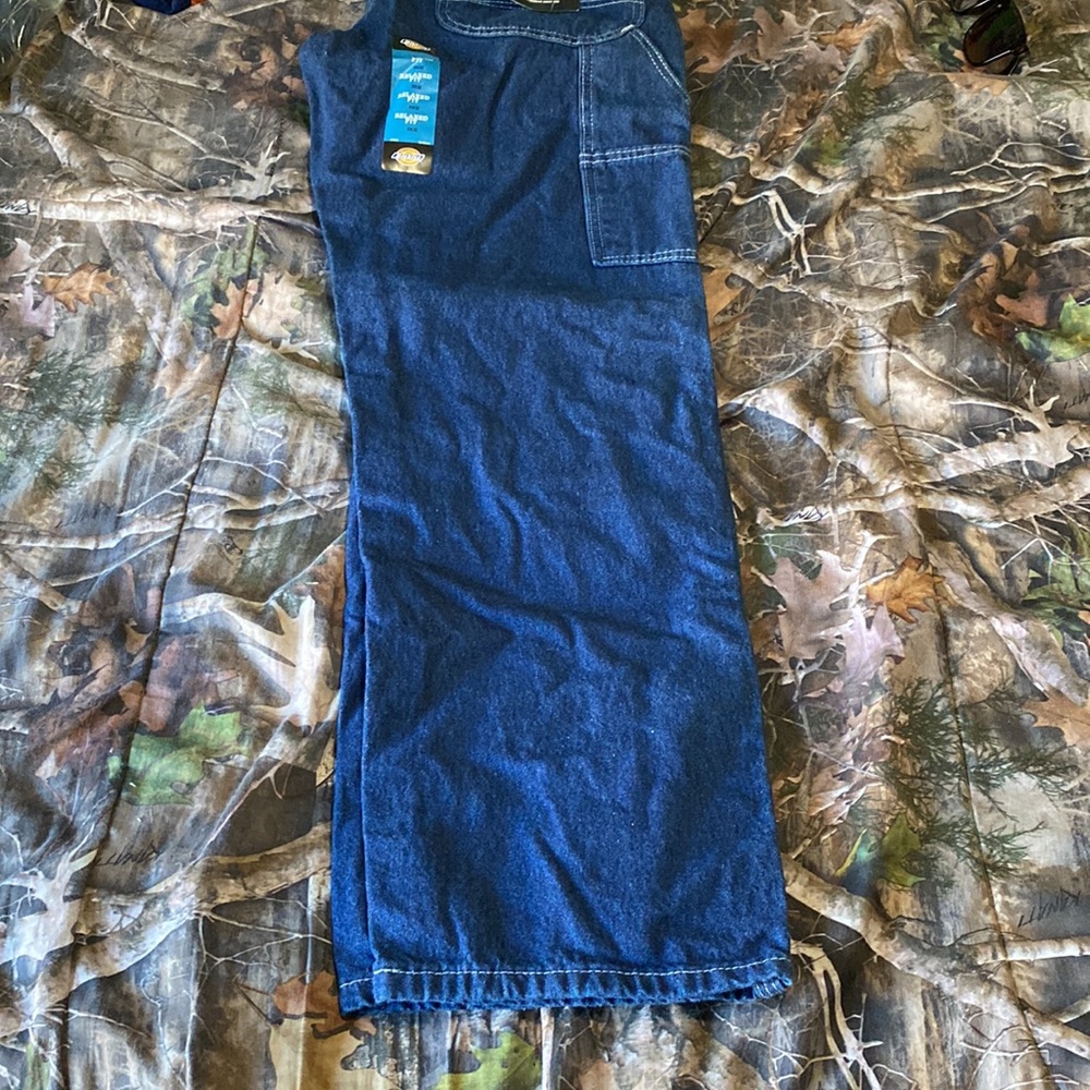 Dickies Straight Leg Relaxed Fit Carpenter Jeans - Picture 4 of 5